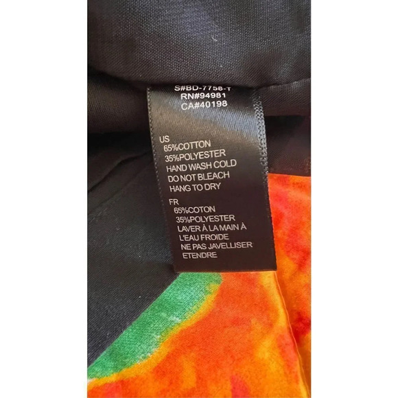 XXI Women’s medium  Black Gold Embroidered Mini Dress Sleeveless - Picture 9 of 11